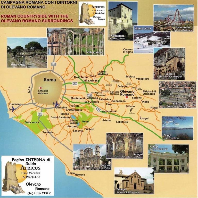 הוילה Olevano Romano La Loggetta Di Apricus מראה חיצוני תמונה